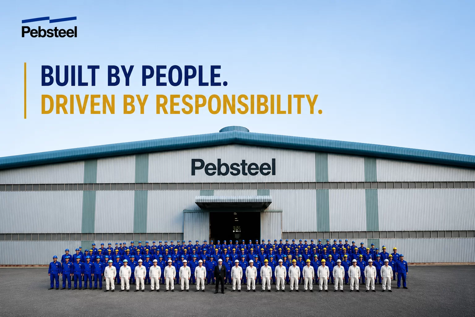 Pebsteel - Built by People. Driven by Responsibility