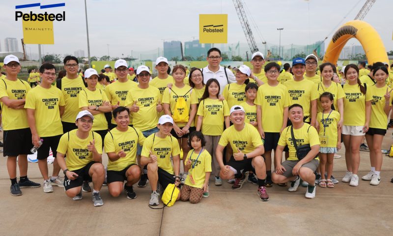 Pebsteel Spreads Hope at Children’s Cancer Run 2026