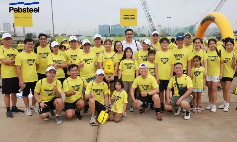 Pebsteel Spreads Hope at Children’s Cancer Run 2026
